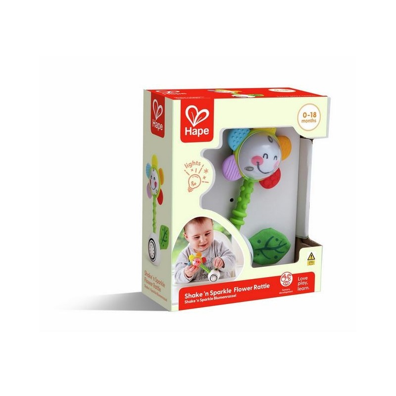 Shake & Sparkle Flower Rattle.