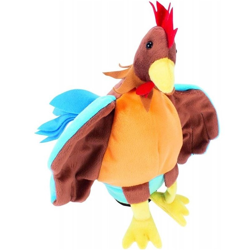 Marioneta de mano: Gallo.