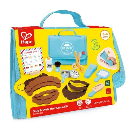 Stylish barber playset.