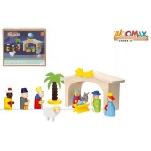Wooden Manger Set.