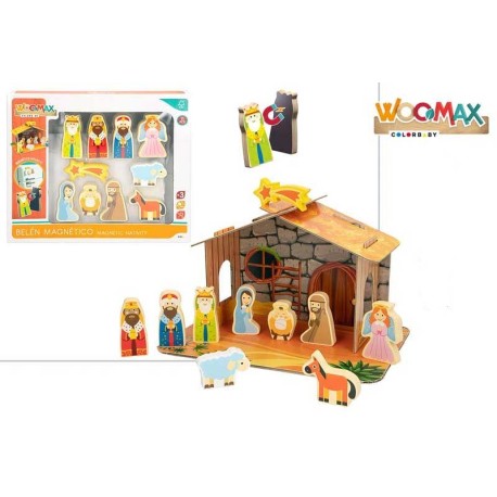 Wooden Manger Set.