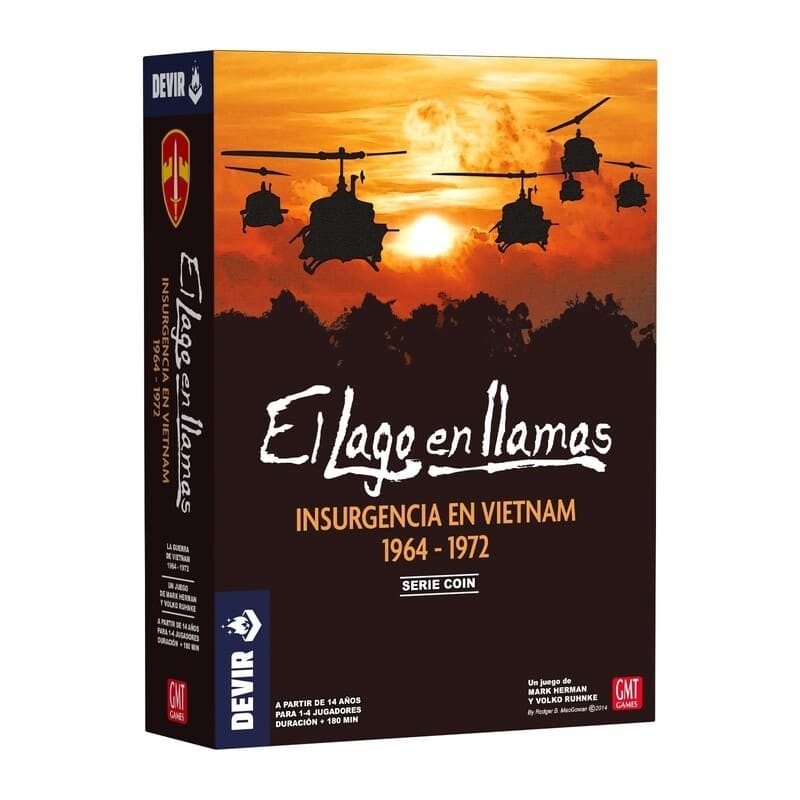El lago en llamas.