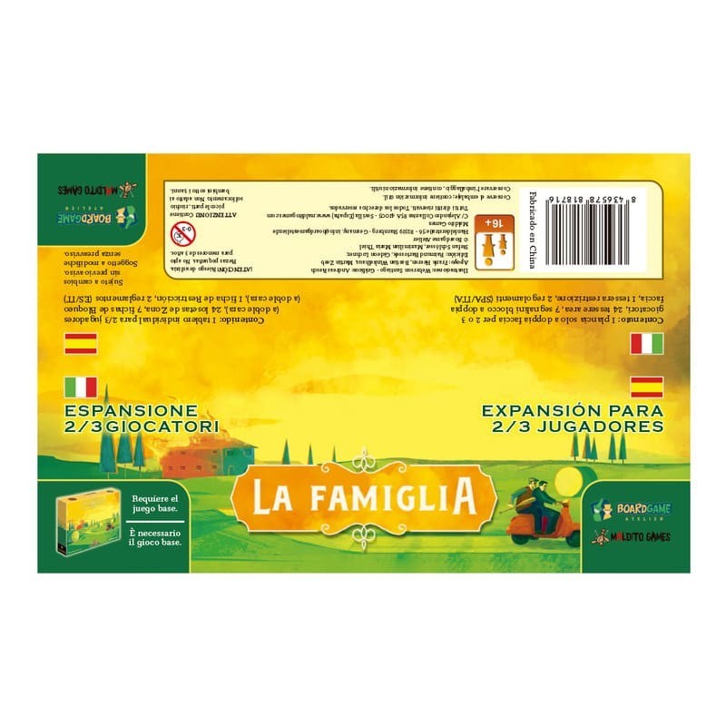 La famiglia: The Great Mafia War (ES/IT) – Expansion for 2/3 Players