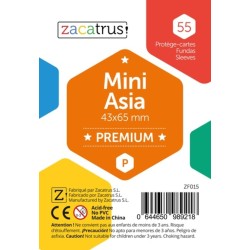 55 fundas mini Asia premium (43x65 mm).