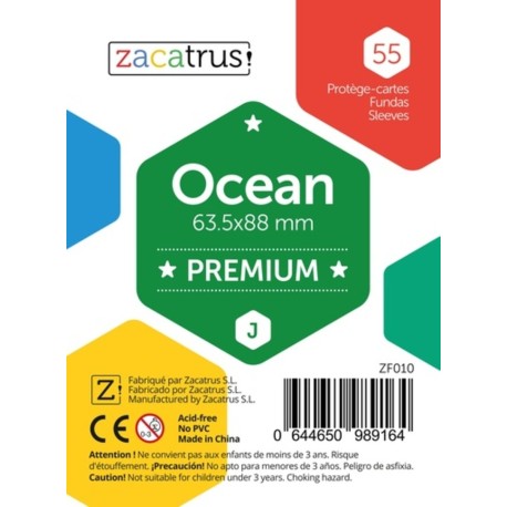 55 fundas Ocean premium (63,5 x 88 mm)
