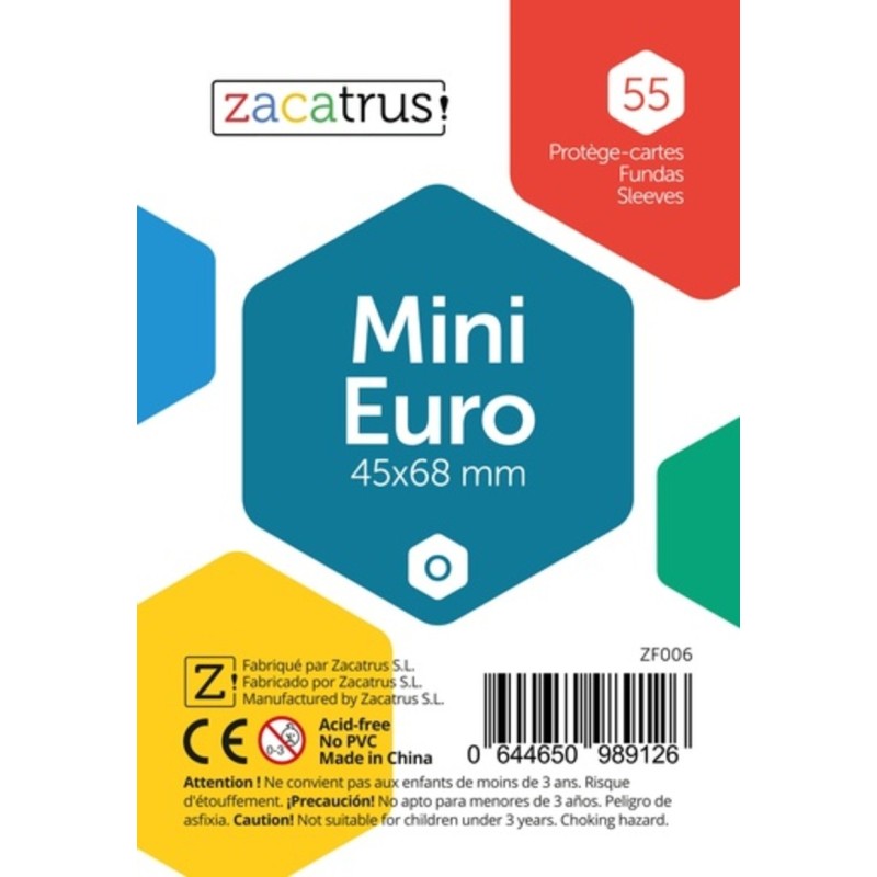 55 fundas mini Euro (45 x 68 mm).