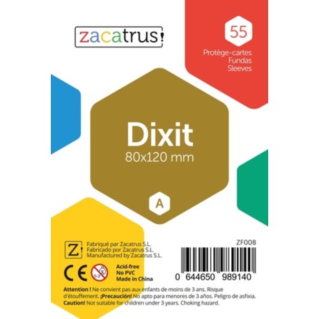 55 Dixit sleeves (80 x 120 mm).