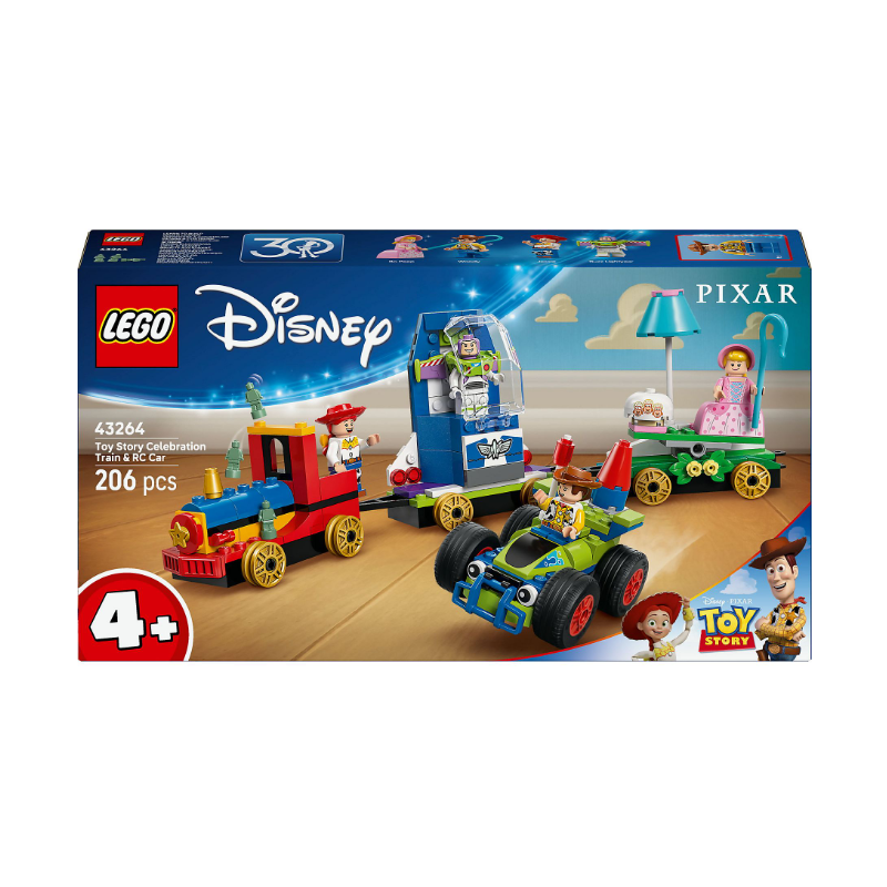 Tren de Celebración de Toy Story y Coche RC.