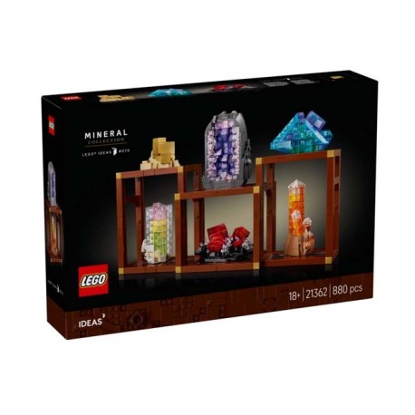 Colección de minerales.