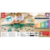 Puzzle de suelo: Dinosaurio.