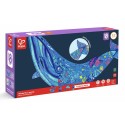 Puzzle de suelo: Ballena.