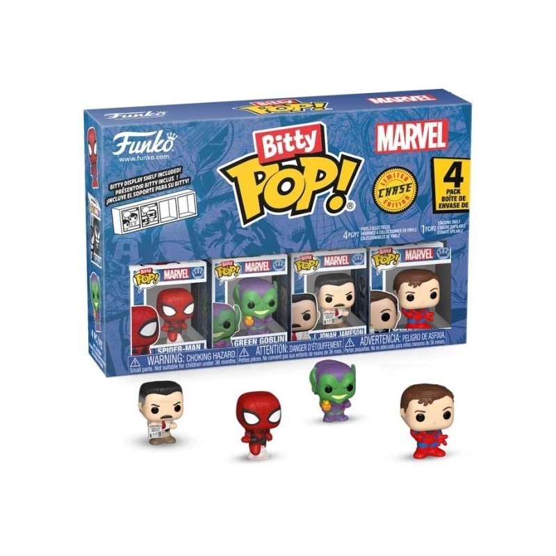 Funko Bitty Pop! Spiderman (x4).