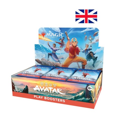 Magic The Gathering: Avatar: The Last Airbender. Play Booster Display (30 sobres) Inglés.