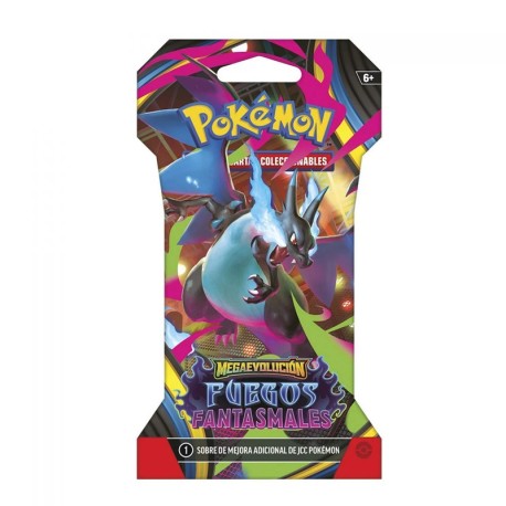Pokemon: Phantasmal flames sleeved booster. Spanish.