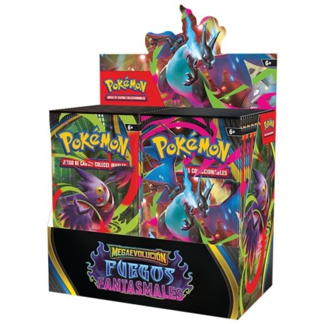 Pokemon: Phantasmal Flames booster box (36). Spanish.