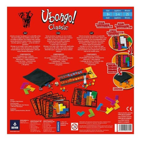 Ubongo. Juego de mesa.