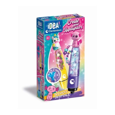 Create your highlighters. Trendy animals.