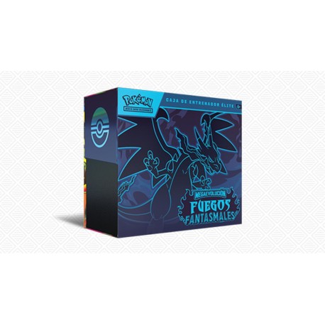 Pokemon: Megaevolution Phantasmal Flames Elite Trainer Box. Spanish.
