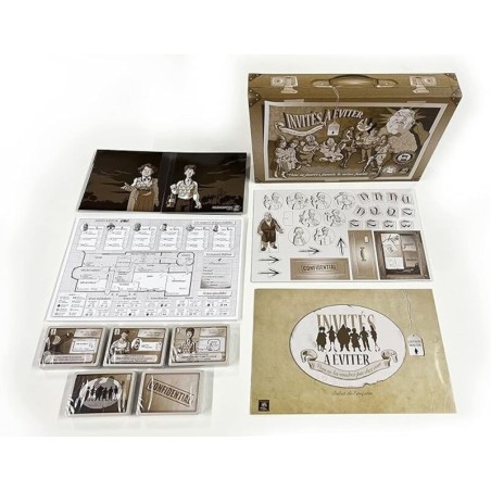 Image of the board game Awkward Guests: The Walton Case Deduction and Mystery Board Game buy board games