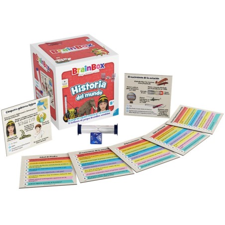 Juego de memoria. Historia del mundo.