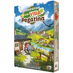 Aventuras en Villa Pegatina: Juego cooperativo de construcción de aldeas.