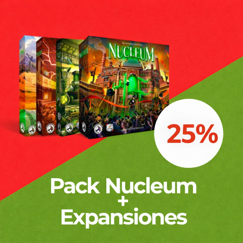 Pack Nucleum: Juego base y expansiones.