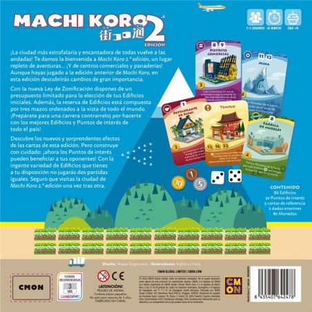 Machi Koro 2 edición.
