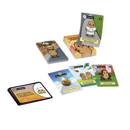 Papas | Juego de cartas familiar de estrategia y acción