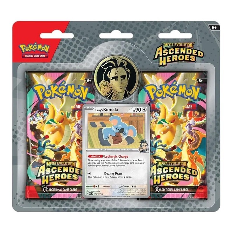 Pokemon: Héroes ascendentes. Blister pack 2 sobres Laureano. English.