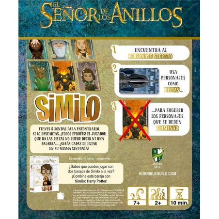 Similo: The Lord of the Rings | Deduction Card Game