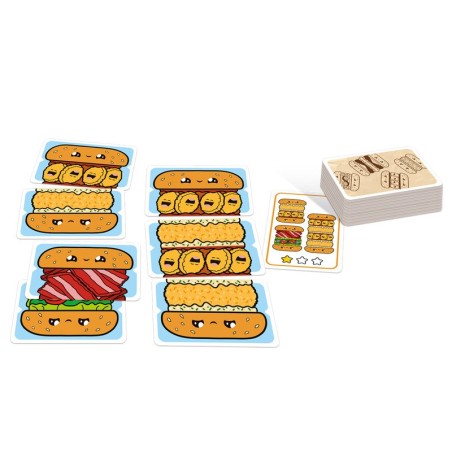 Burger ¡Ya! | Juego de cartas rápido y familiar
