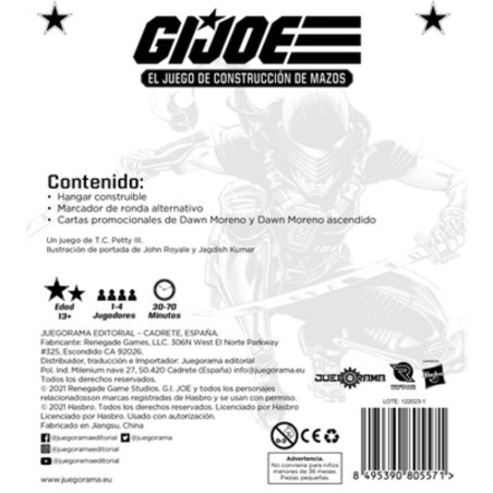 G.I. JOE: Sombra de la serpiente promo box.
