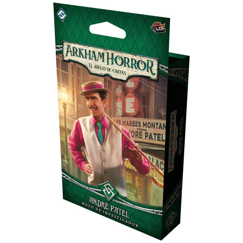 Arkham horror (LCG): André Patel investigator deck.