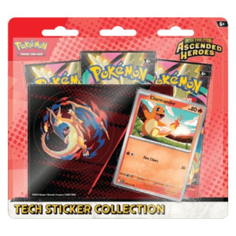Pokemon: Héroes ascendentes. Colección con pegatinas Charizard. (Inglés).