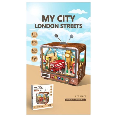 Puzzle 3D de madera. Londres.