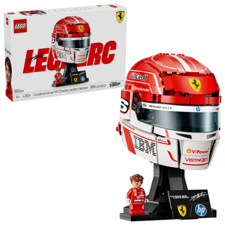 Scuderia Ferrari HP: Casco de Charles Leclerc.