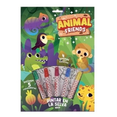 Animal Friends. Pintar en la granja.