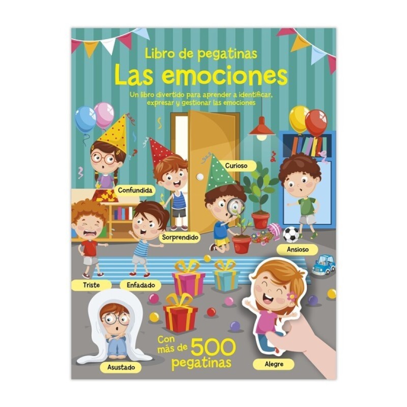 Las emociones: Libro de pegatinas.