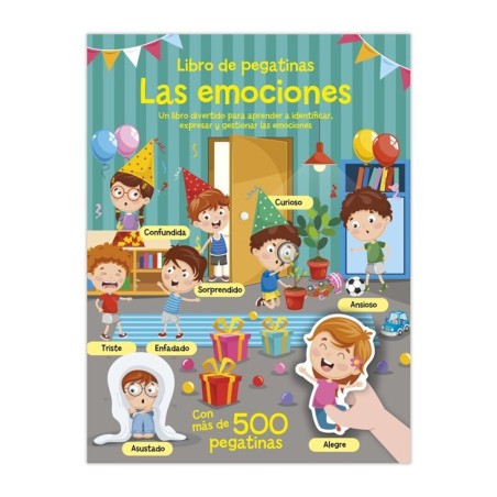Las emociones: Libro de pegatinas.