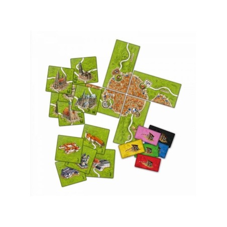 Carcassonne. Set de miniexpansiones I |Sobre dañado.