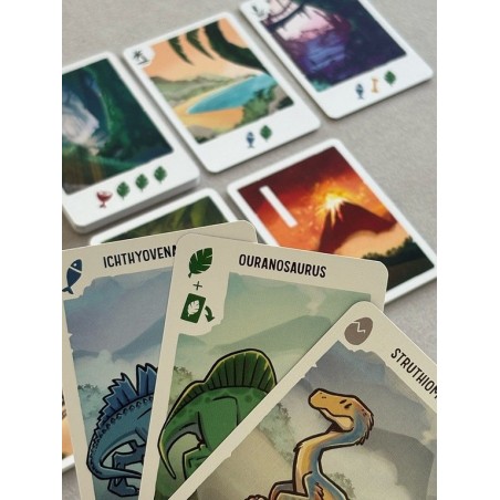 Extinción | Juego de mesa de dinosaurios y rescate