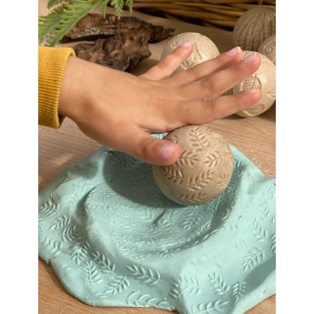 Bola con patrones: Naturaleza.