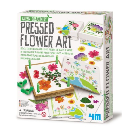 Arte con flores prensadas.