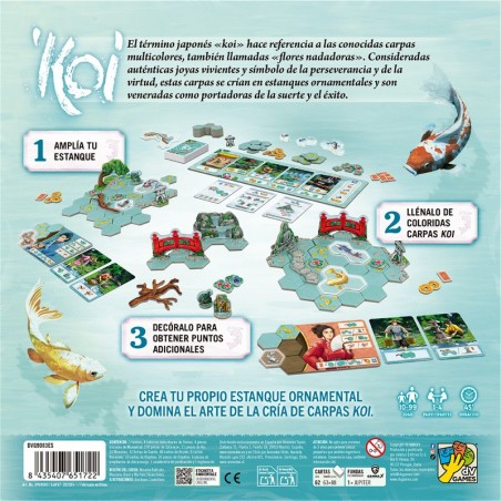 Koi Board Game by DV Games – Buy at El Taller del Modelista