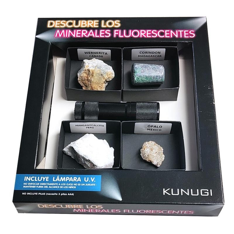 Fluorescent minerals under ultraviolet light. Fluorescent minerals under ultraviolet light.