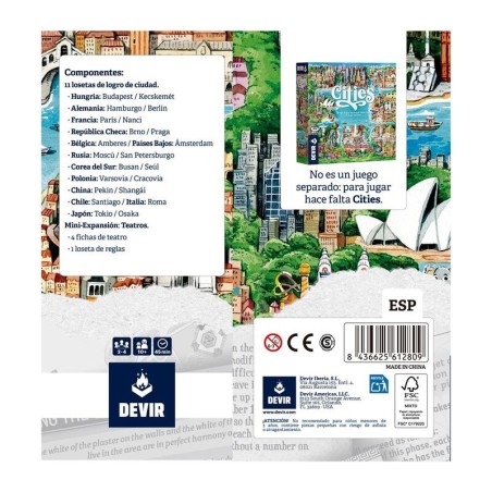 Cities: Expansion - Tableros de logros de ciudad + teatros.