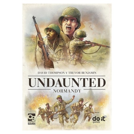 Imagen de la portada del juego de mesa Undaunted Normandy.