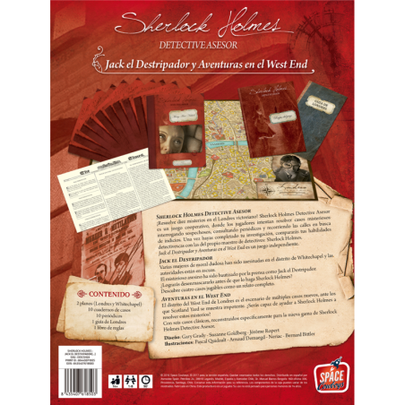 Comprar Sherlock Holmes Jack el Destripador | Juego de Mesa de Investigación