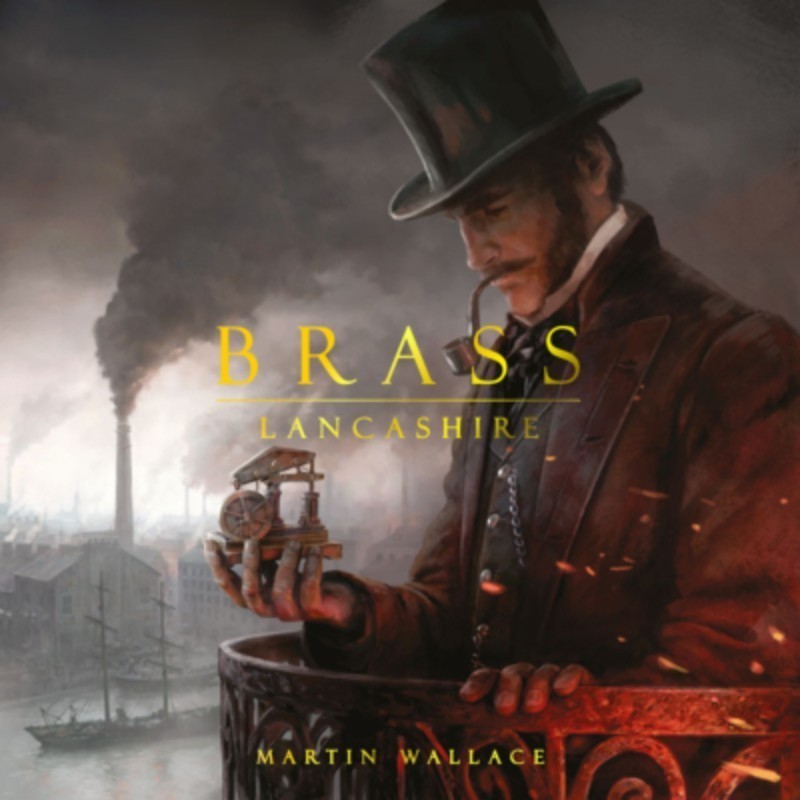 Cover image of the economic board game Brass: Lancashire Deluxe Edition.