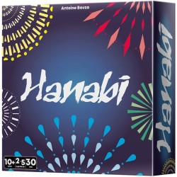 Hanabi Cooperative Deduction Card Game.